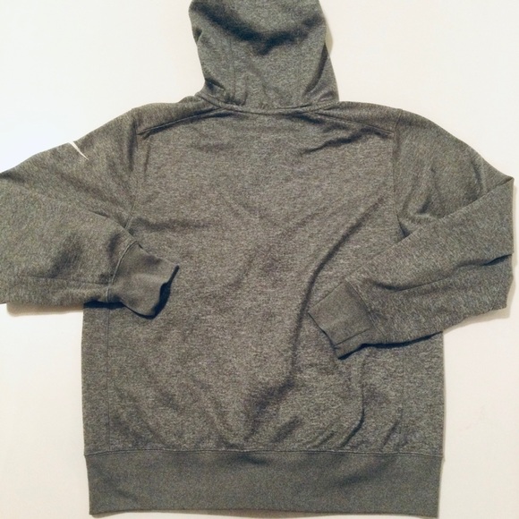 Nike Boys Gray Dri Fit Hoodie Large (14-16) - Picture 10 of 12